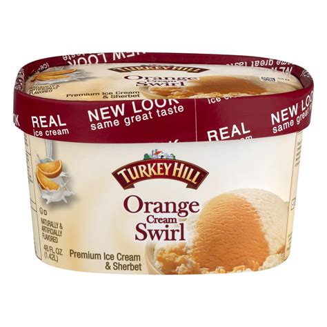 Turkey Hill Original Recipe Orange Cream Swirl Premium Ice Cream
