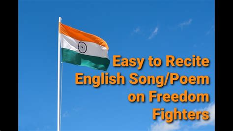 Poem Of Freedom Fighters In English Sitedoct Org