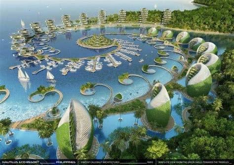 Floating Cities In The Ocean Decor Inspirator