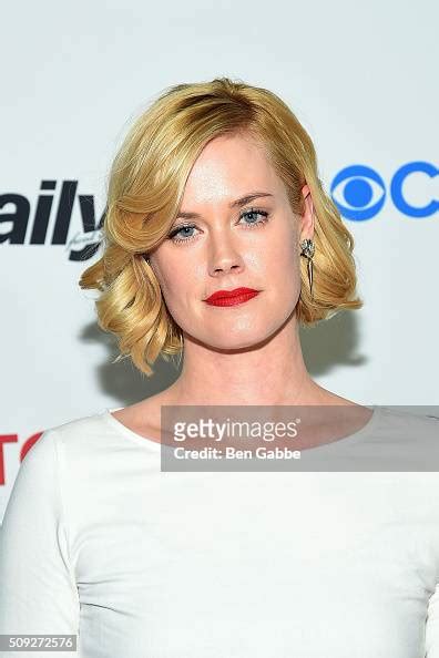 Actress Abigail Hawk Attends The Daily Front Rows Celebration Of The