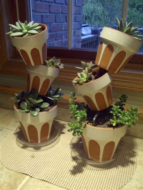 Paint Terra Cotta Pots Modern Plant Stand Plants Diy