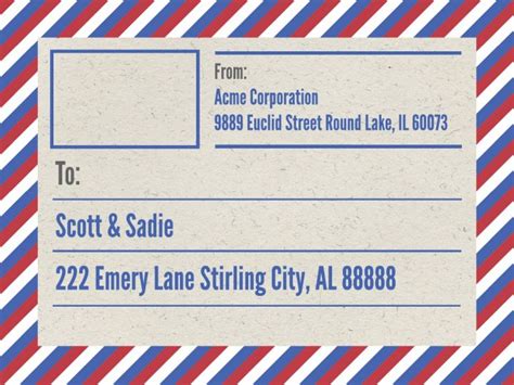 Shipping Label Templates Free Printable Word Pdf Formats