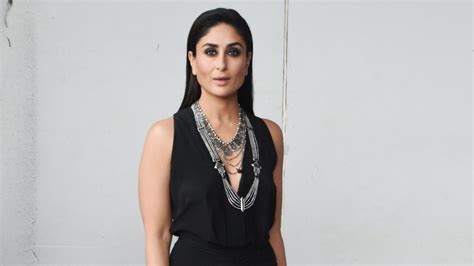 Kareena Kapoor Khan Wears Silver Jewellery With A Black Maxi Vogue India
