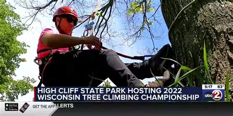 High Cliff State Park Hosts Tree Climbing Championship