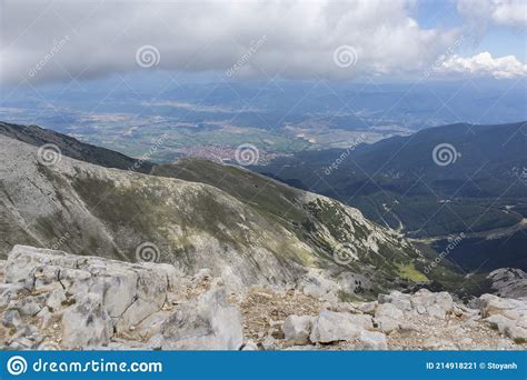 Paysage De Vihren Pic Montagne De Pirin Bulgarie Image Stock Image Du