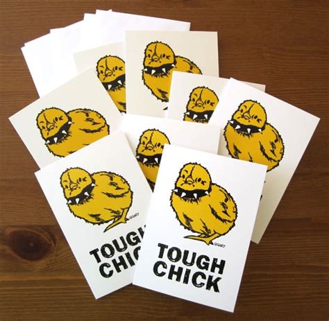 Gigart — Tough Chick Greeting Cards