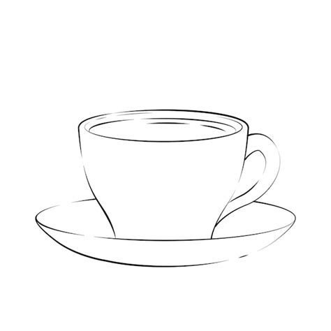 Premium Vector Hand Drawn Sketch Style Tea Cup