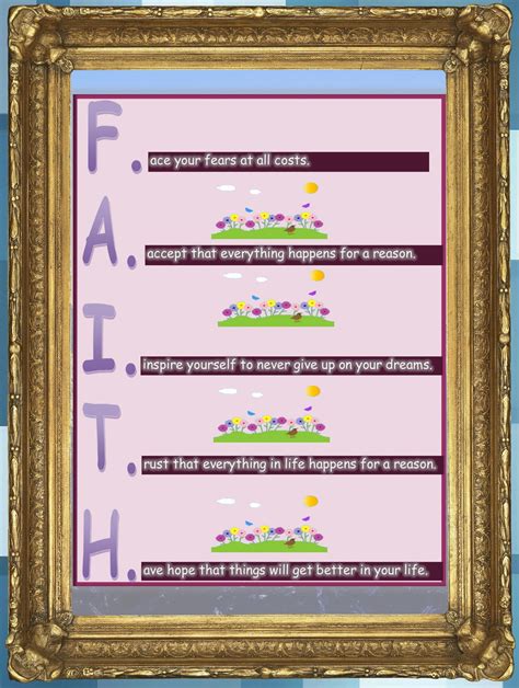 Faith Poster Printable Inspirational Art Download Etsy