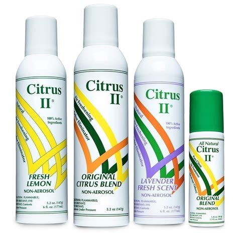 Citrus Ii® Odor Eliminating Spray Air Fresheners Citrus Ii