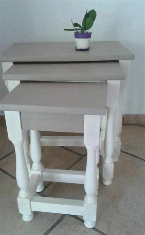 Feb 25, 2015 · upcycled nest of tables i love painting furniture and breathing life into a piece that has been let down over the years. Tables gigognes relookees | Mobilier de salon, Relooking ...