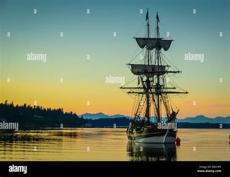 Tall Ships Lady Washington And Hawaiian Chieftain In Puget Sound