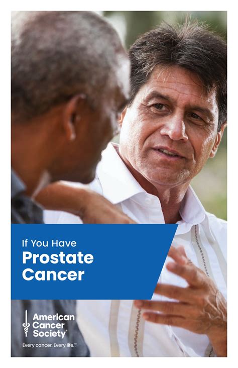 If You Have Prostate Cancer English 513100 American Cancer Society