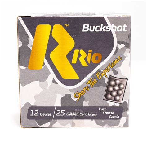 Rio Royal Buck 12ga 2 34″ 9 Pellet 00 Buckshot Stockpile Defense
