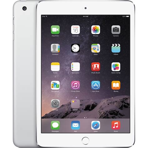 Obľúbený tablet s uhlopriečkou 7,9 je späť. Apple 64GB iPad mini 3 (Wi-Fi Only, Silver) MGGT2LL/A B&H ...