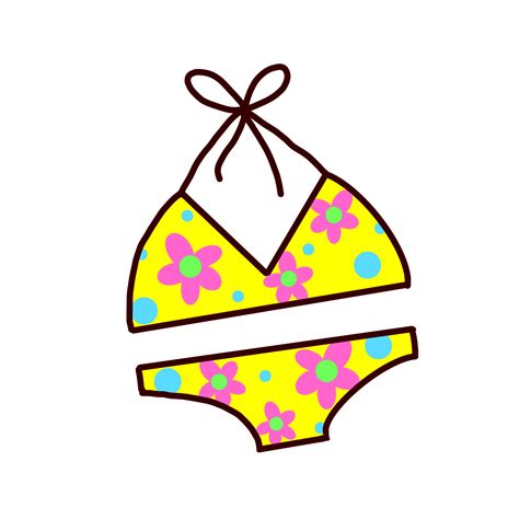 Colorful Cute Bikini 23545902 Png