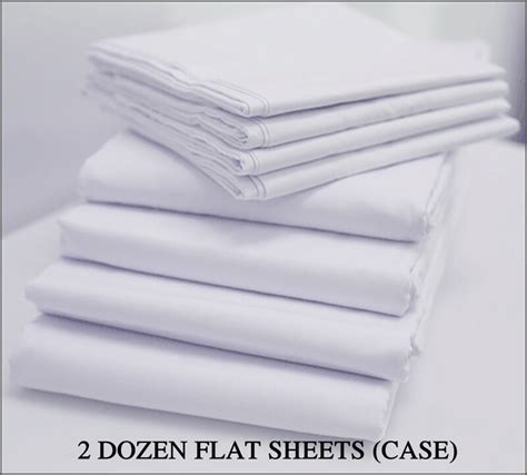 White T130 Flat Hospital Sheets 66 X 115 2 Dozencase