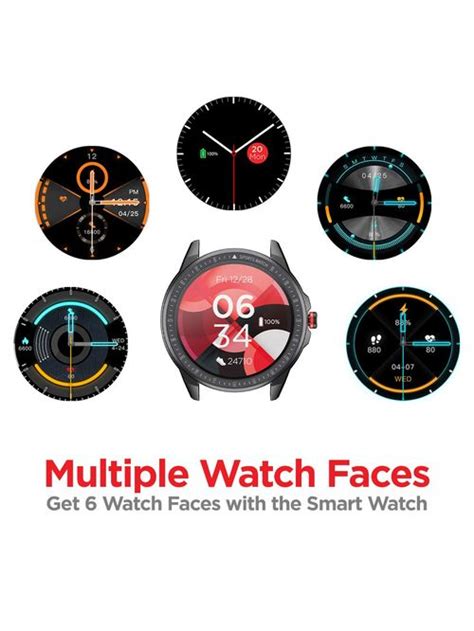 Buy Boat Flash Smartwatch Red Online At Best Price Tata Cliq