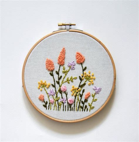 How To Floral Hand Embroidery For Beginners 90F