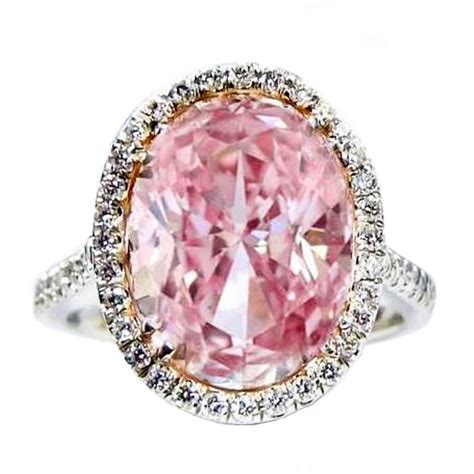 Natural 505 Carat Fancy Pink Gia Certified Diamond Ring At 1stdibs