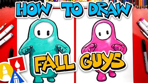 How To Draw Fall Guys Ultimate Knockout Youtube