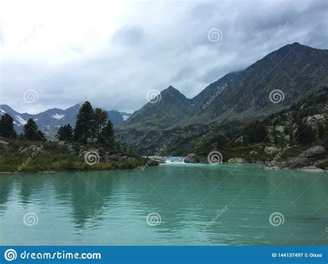 Darashkol Lake Turquoise Mountain Lake Altai Mountains Siberia