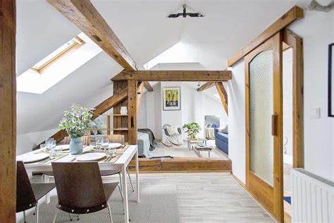 30 Square Meters Attic Apartment In Prague Gets Stylish Facelift