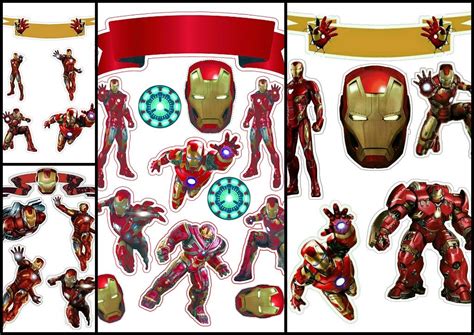 Iron Man Free Printable Cake Toppers Oh My Fiesta For Geeks
