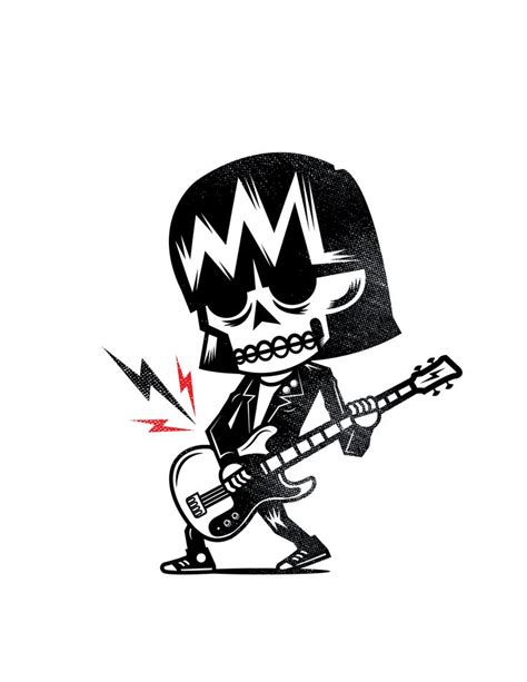 Mi Versión De Jhonny Ramone Rock Dibujos Punk Dibujo Dibujos