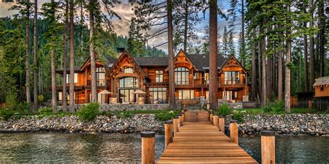 Most Beautiful Mega Mansion In 75m Lake Tahoe With A