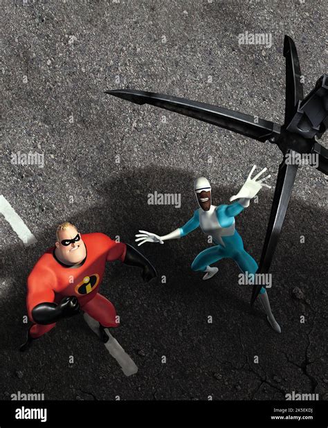 Mr Incredible Frozone The Incredibles 2004 Stock Photo Alamy