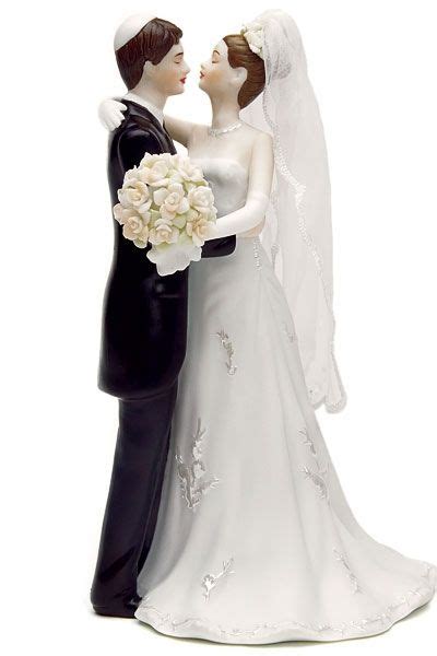 jewish wedding bride and groom cake topper figurine bride and groom cake toppers vintage