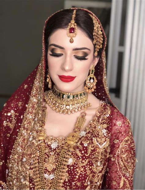 barat bride bridal hair and makeup bride beauty pakistani bride