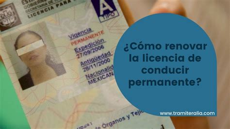 ️🚗¿cómo Renovar La Licencia De Conducir Permanente