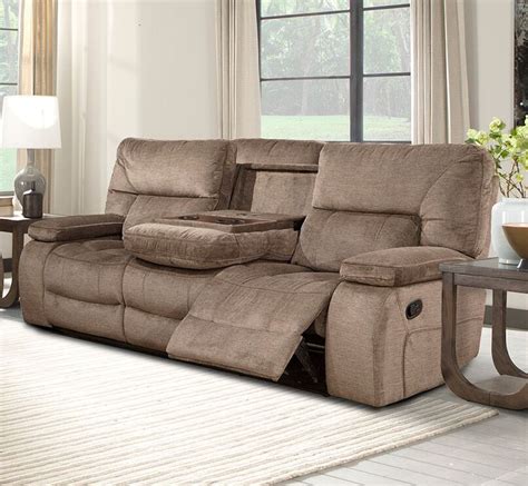 Dual Reclining Sofa With Console Awesome Home