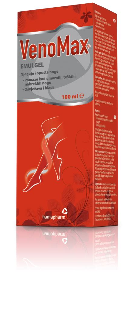 VenoMax emulgel - Rješenje za umorne i teške noge - Hamapharm