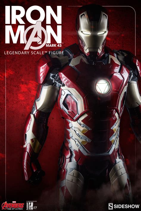 What did you make it out of and paint it with? Marvel Iron Man Mark 43 Legendary Scale(TM) Figure by ...