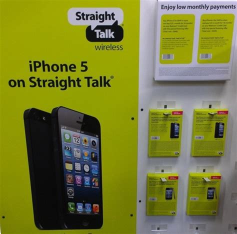 Sim card will only work with an at&t compatible or unlocked gsm phone. Walmart and Straight Talk Wireless Now Carrying iPhone 5 - MacRumors
