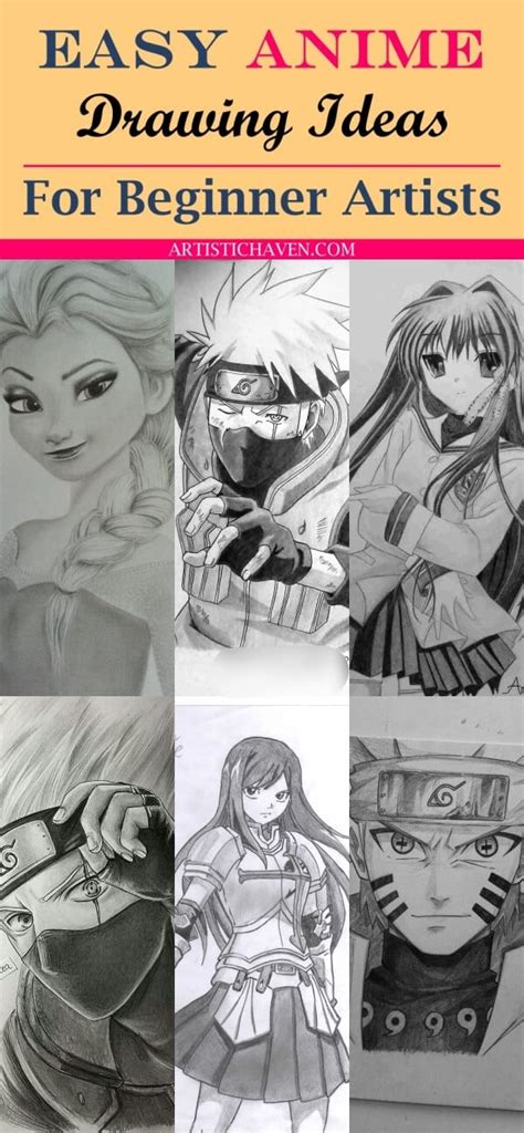 60 Easy Anime Drawing Ideas For Beginner Artists Artistic Haven