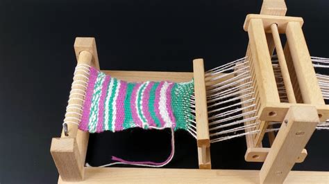 Vintage Small Wooden Weaving Loom Beginner Loom Toy Weaving Etsy