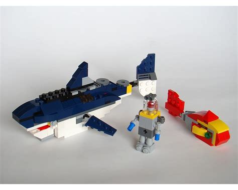 Lego Moc 6210 31045 Great White Shark Creator Model Creature 2016