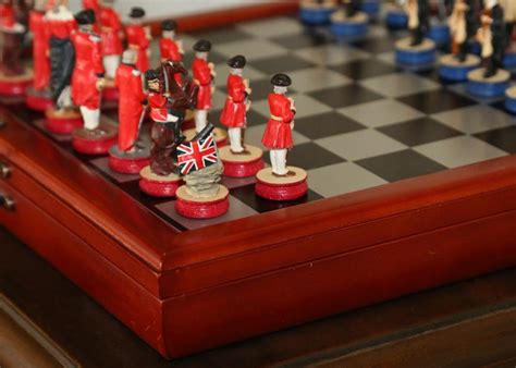 Revolutionary War Chess Set Ebth