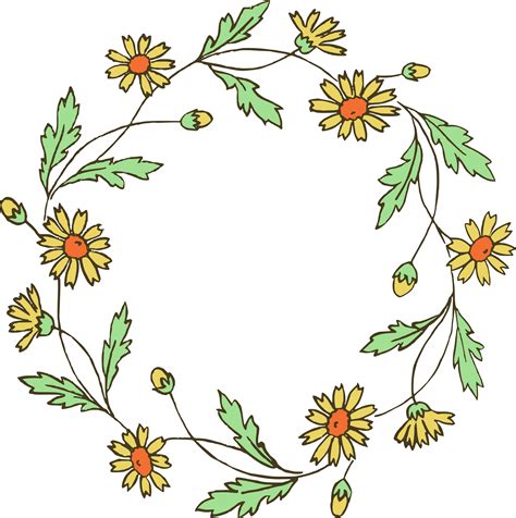 Floral Wreath Clip Art Vector Images 1A1