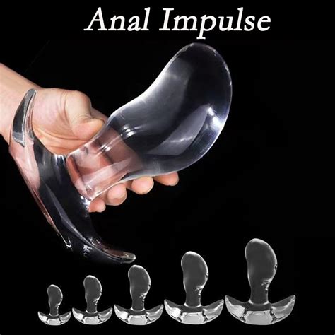 6 Sizes Large Butt Anal Plug Men Soft Jelly Dildo Gay Anal Sex Toys For