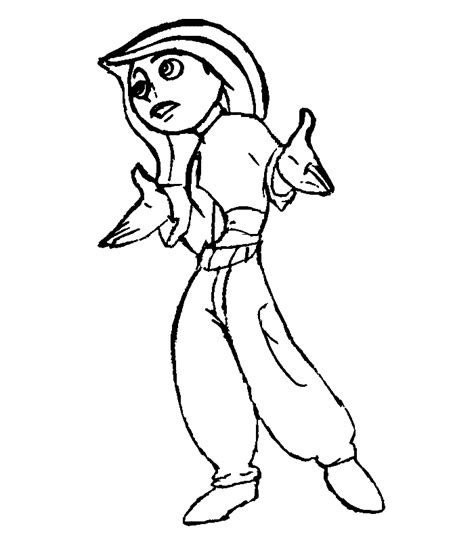 Kim Possible Coloring Pages Coloringpages The Best Porn Website