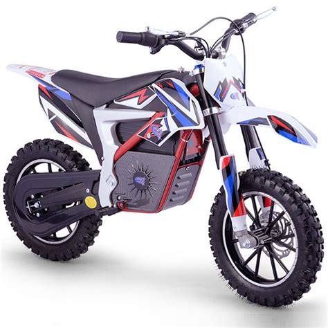 I have a list below that ranks the quality available kid's electric dirt bikes. Assassin USA 500watt 500W 24V Kids Electric Dirt Bike ...