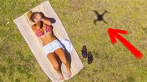 Weird Things Caught On Camera By Drone Youtube