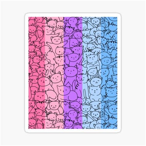 Catgender Pattern Lgbt Catgender Flag Cat Logo Rainbow Funny Cat