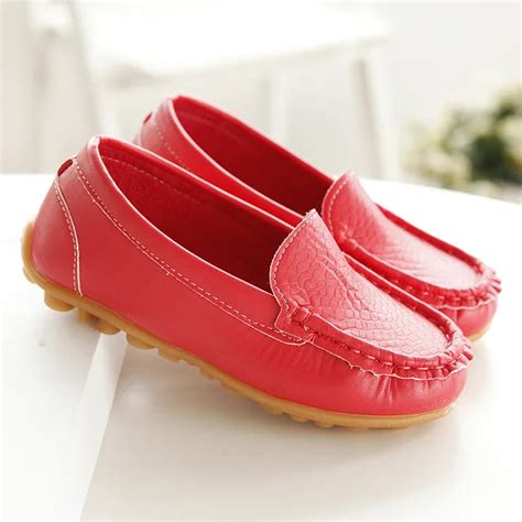 New Fashion Kids Shoes All Size 21 30 Children Pu Leather Sneakers For