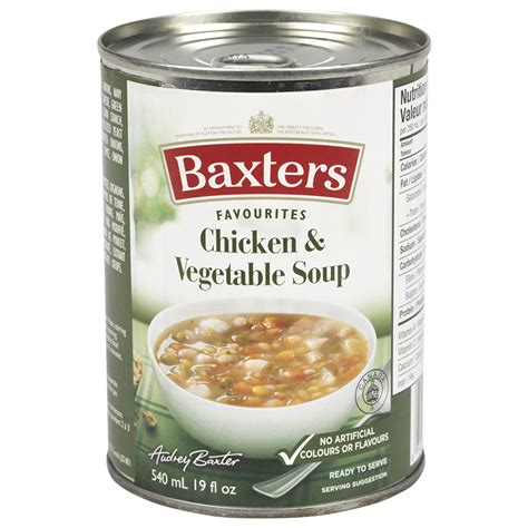 Baxters Soup Chicken Veg 540ml