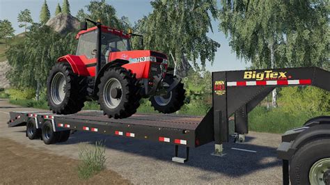 Мод прицеп Bigtex Trailer 22gnph V20 Farming Simulator 19